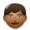 Man - Medium Black emoji on LG